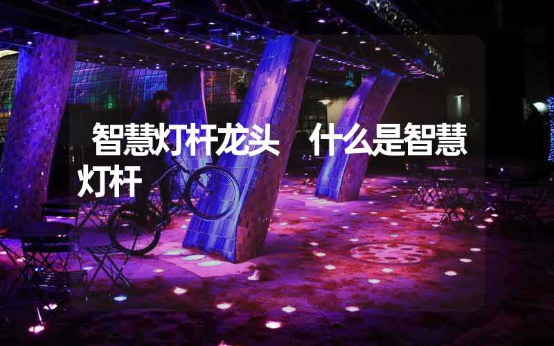 智慧灯杆龙头 什么是智慧灯杆